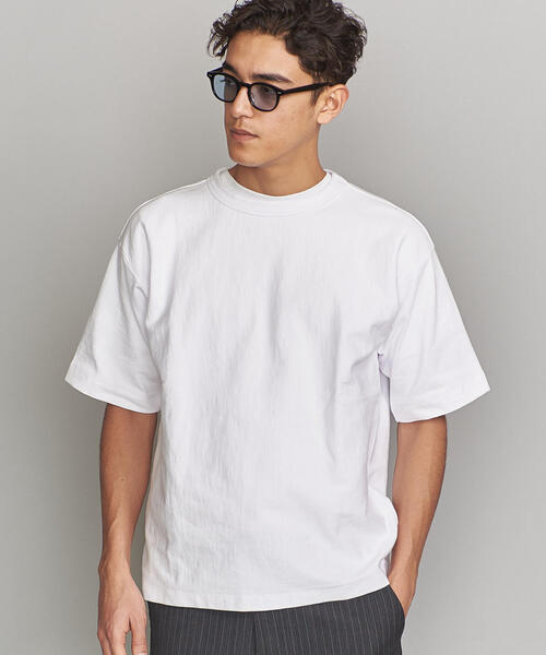 BEAUTY&YOUTH UNITED ARROWS（ビューティーアンドユースユナイテッドアローズ）の「BY 10oz ヘビー ワイド Ｔシャツ（Tシャツ/カットソー・メンズ・ホワイト/ライトグレー/ブラック/オレンジ/ワインレッド・S/M/L/XL）」の6枚目の写真