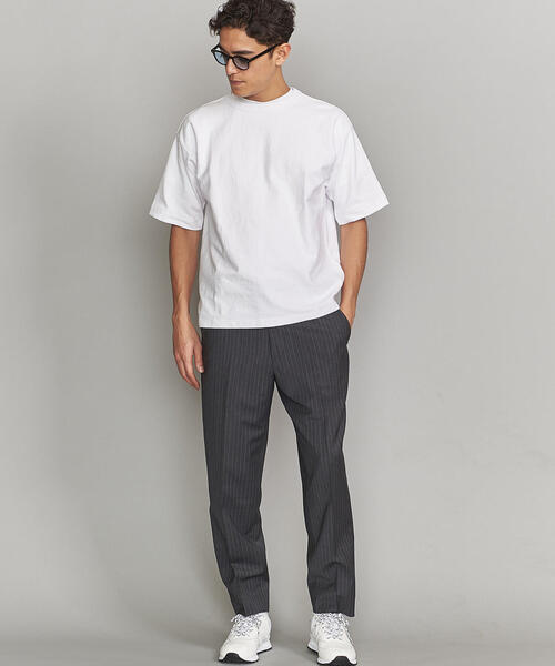 BEAUTY&YOUTH UNITED ARROWS（ビューティーアンドユースユナイテッドアローズ）の「BY 10oz ヘビー ワイド Ｔシャツ（Tシャツ/カットソー・メンズ・ホワイト/ライトグレー/ブラック/オレンジ/ワインレッド・S/M/L/XL）」の9枚目の写真