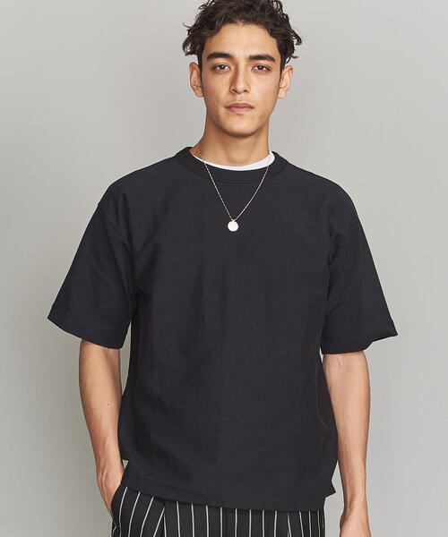 BEAUTY&YOUTH UNITED ARROWS（ビューティーアンドユースユナイテッドアローズ）の「BY 10oz ヘビー ワイド Ｔシャツ（Tシャツ/カットソー・メンズ・ホワイト/ライトグレー/ワインレッド/ブラック/オレンジ・L/M/S/XL）」の16枚目の写真