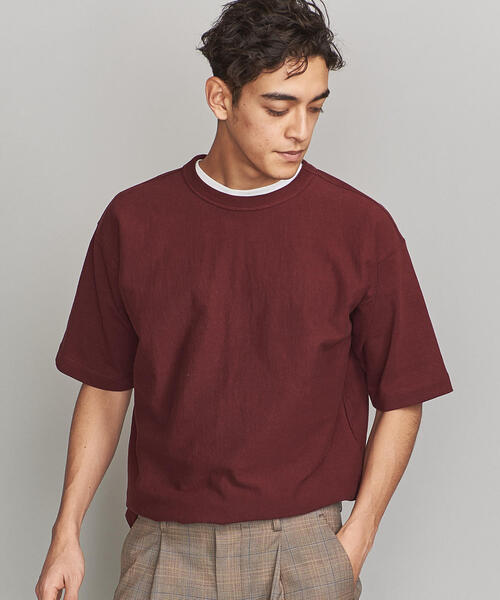 BEAUTY&YOUTH UNITED ARROWS（ビューティーアンドユースユナイテッドアローズ）の「BY 10oz ヘビー ワイド Ｔシャツ（Tシャツ/カットソー・メンズ・ブラック/ワインレッド/ホワイト/ライトグレー/オレンジ・L/XL/S/M）」の10枚目の写真