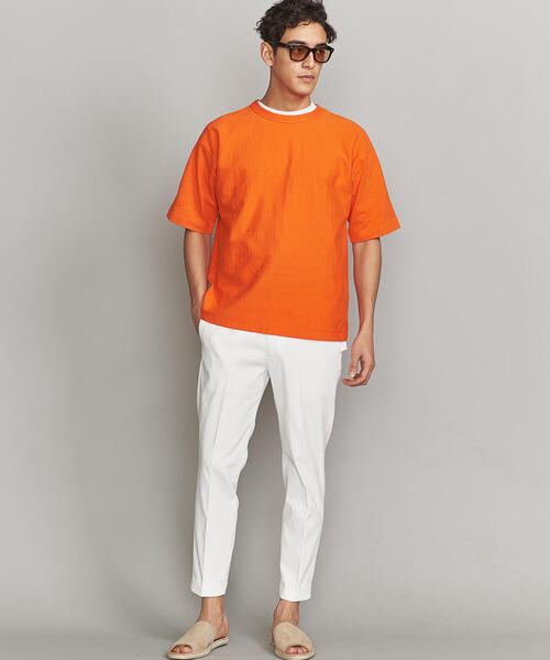 BEAUTY&YOUTH UNITED ARROWS（ビューティーアンドユースユナイテッドアローズ）の「BY 10oz ヘビー ワイド Ｔシャツ（Tシャツ/カットソー・メンズ・ブラック/ワインレッド/ホワイト/ライトグレー/オレンジ・L/XL/S/M）」の6枚目の写真