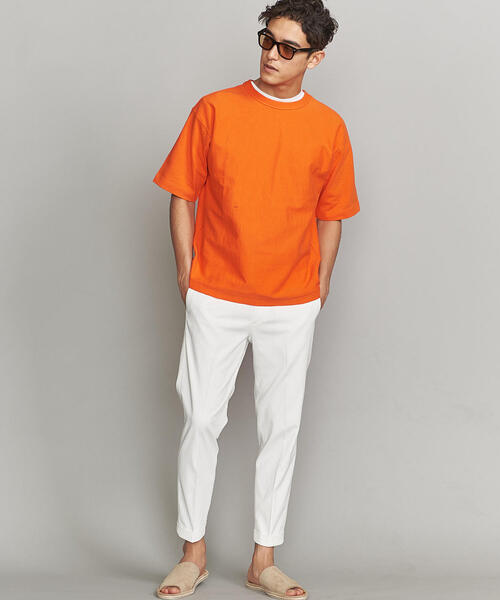 BEAUTY&YOUTH UNITED ARROWS（ビューティーアンドユースユナイテッドアローズ）の「BY 10oz ヘビー ワイド Ｔシャツ（Tシャツ/カットソー・メンズ・ブラック/ワインレッド/ホワイト/ライトグレー/オレンジ・L/XL/S/M）」の7枚目の写真