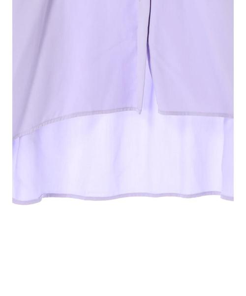 Editt by YECCA VECCA（エディットバイイェッカヴェッカ）の「P.テンセルスキッパ-シャツ（シャツ/ブラウス・レディース・カーキ/ラベンダー/ライトベージュ・FREE）」の13枚目の写真