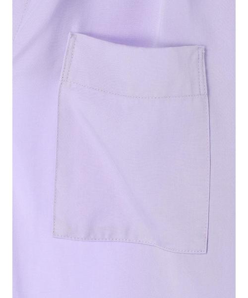 Editt by YECCA VECCA（エディットバイイェッカヴェッカ）の「P.テンセルスキッパ-シャツ（シャツ/ブラウス・レディース・カーキ/ラベンダー/ライトベージュ・FREE）」の21枚目の写真