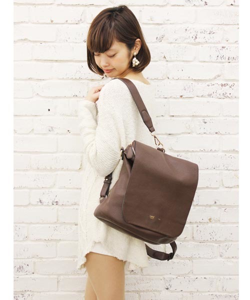 Kastane（カスタネ）の「【Kastane】2WAYリュック（バックパック/リュック・レディース・グリーン/ブラック/ホワイト/ブラウン/ピンクベージュ/ブラウン系その他・FREE）」の4枚目の写真