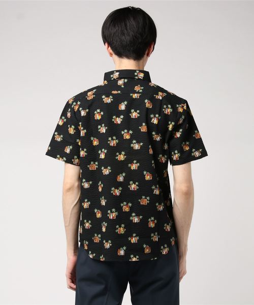 PROJECT SR'ES（プロジェクトエスアールエス）の「アロハシャツ（シャツ/ブラウス・メンズ・ホワイト/ブラック・X-LARGE/MEDIUM/LARGE）」の4枚目の写真