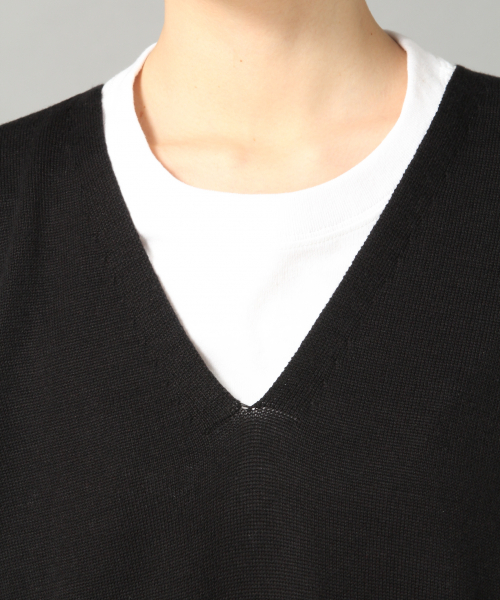 LOWRYS FARM（ローリーズファーム）の「２ＷＡＹフカＶネックワンピース　836247（ワンピース・レディース・ブラック/ブラウン/ベージュ・FREE）」の13枚目の写真