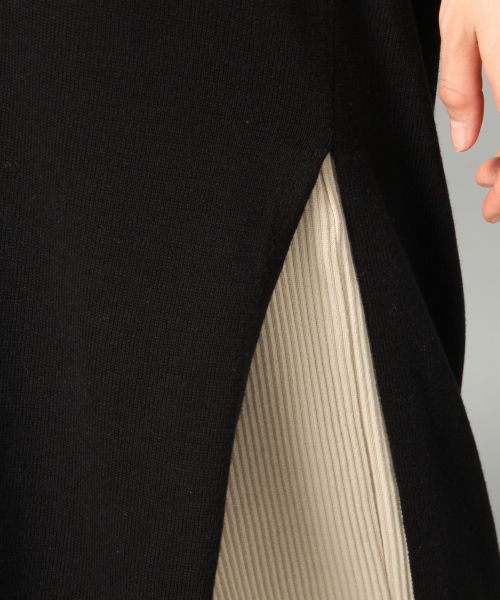 LOWRYS FARM（ローリーズファーム）の「２ＷＡＹフカＶネックワンピース　836247（ワンピース・レディース・ブラック/ブラウン/ベージュ・FREE）」の9枚目の写真