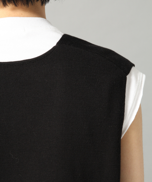 LOWRYS FARM（ローリーズファーム）の「２ＷＡＹフカＶネックワンピース　836247（ワンピース・レディース・ブラック/ブラウン/ベージュ・FREE）」の7枚目の写真