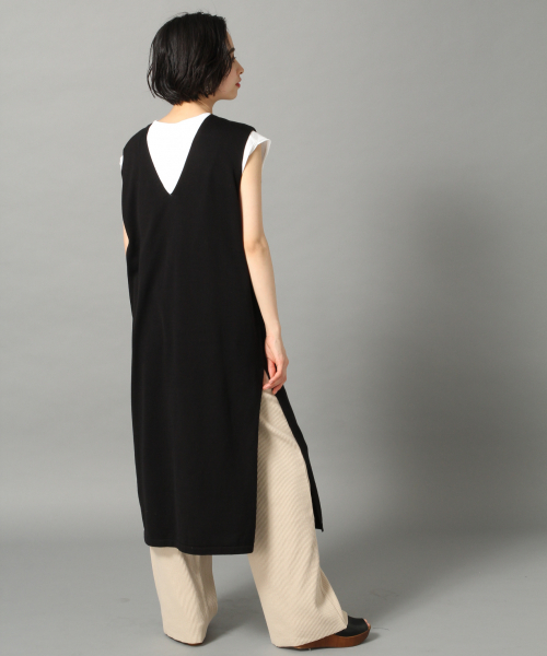 LOWRYS FARM（ローリーズファーム）の「２ＷＡＹフカＶネックワンピース　836247（ワンピース・レディース・ブラック/ブラウン/ベージュ・FREE）」の14枚目の写真