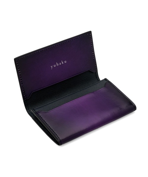 YUHAKU/ユハク」本革 名刺入れ レザー カードケース（名刺入れ