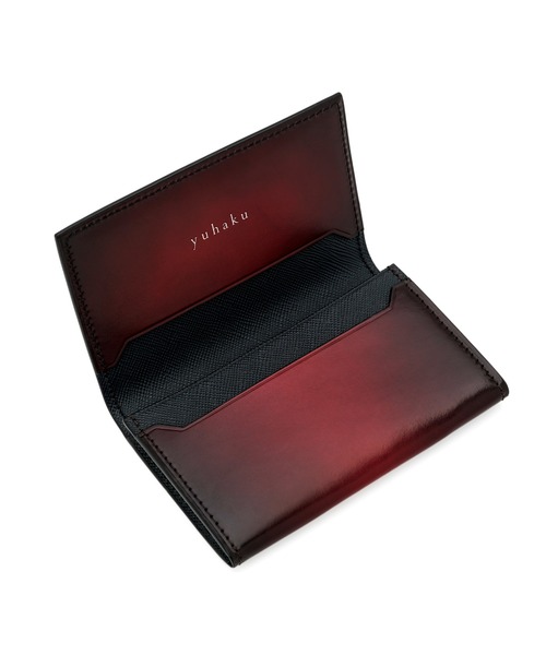 YUHAKU/ユハク」本革 名刺入れ レザー カードケース（名刺入れ