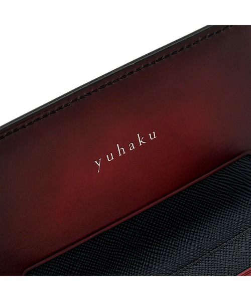 YUHAKU/ユハク」本革 名刺入れ レザー カードケース（名刺入れ