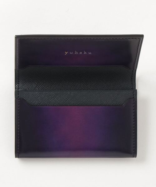 YUHAKU/ユハク」本革 名刺入れ レザー カードケース（名刺入れ