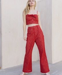 Lace High Waist Flare Pants/レースハイウエストフレアパンツ