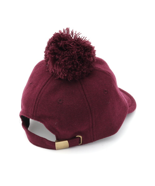 MAKE YOUR DAY（メイクユアデイ）の「梵天キャップ（キャップ・キッズ・ブラック/グレー/カーキ/ワインレッド・XS/S/M/L）」の9枚目の写真