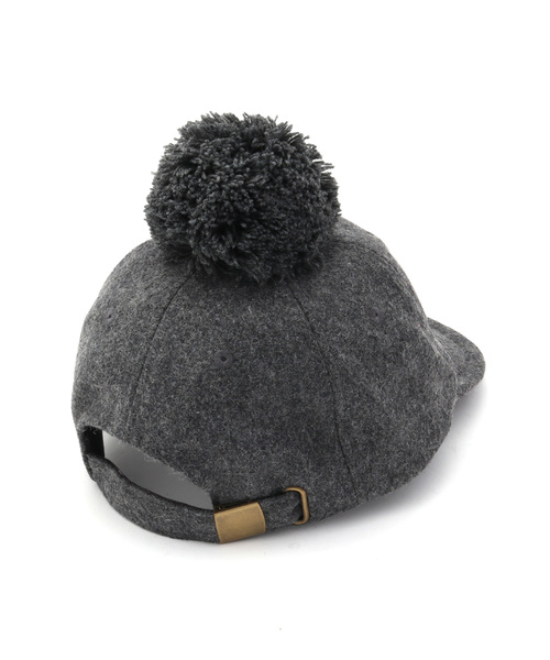 MAKE YOUR DAY（メイクユアデイ）の「梵天キャップ（キャップ・キッズ・ブラック/グレー/カーキ/ワインレッド・XS/S/M/L）」の7枚目の写真