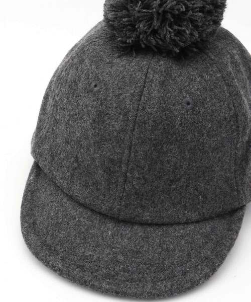 MAKE YOUR DAY（メイクユアデイ）の「梵天キャップ（キャップ・キッズ・ブラック/グレー/カーキ/ワインレッド・XS/S/M/L）」の10枚目の写真