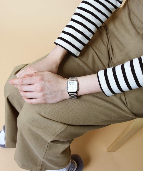 CASIO（カシオ）の「【 CASIO / カシオ 】スタンダード コンビネーション AQ-230A（デジタル腕時計・メンズ・シルバー・FREE）」の7枚目の写真