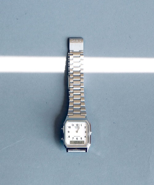 CASIO（カシオ）の「【 CASIO / カシオ 】スタンダード コンビネーション AQ-230A（デジタル腕時計・メンズ・シルバー・FREE）」の5枚目の写真