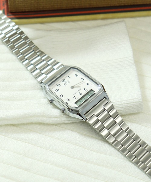CASIO（カシオ）の「【 CASIO / カシオ 】スタンダード コンビネーション AQ-230A（デジタル腕時計・メンズ・シルバー・FREE）」の10枚目の写真