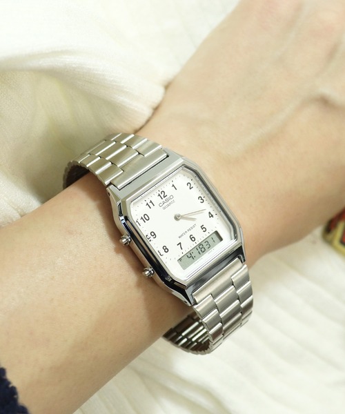 CASIO（カシオ）の「【 CASIO / カシオ 】スタンダード コンビネーション AQ-230A（デジタル腕時計・メンズ・シルバー・FREE）」の11枚目の写真