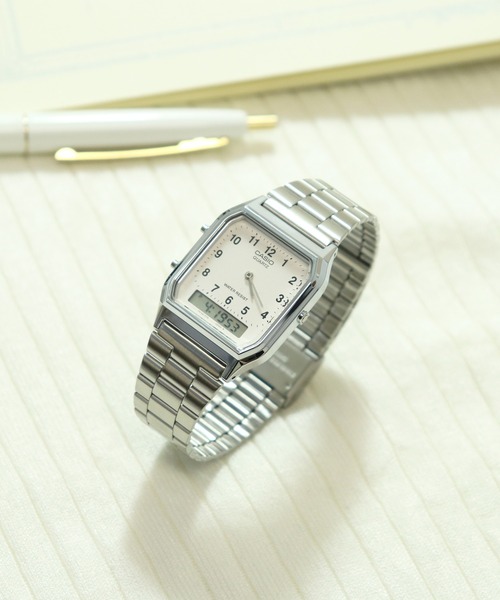 CASIO（カシオ）の「【 CASIO / カシオ 】スタンダード コンビネーション AQ-230A（デジタル腕時計・メンズ・シルバー・FREE）」の12枚目の写真