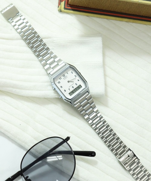 CASIO（カシオ）の「【 CASIO / カシオ 】スタンダード コンビネーション AQ-230A（デジタル腕時計・メンズ・シルバー・FREE）」の14枚目の写真