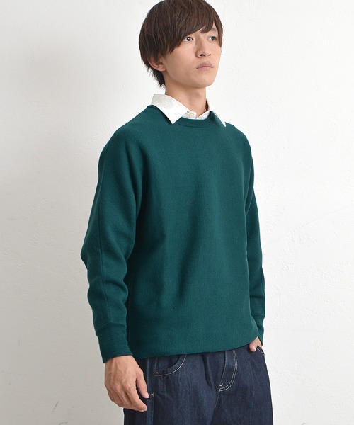 トップスメンズ長袖ビッグシルエットドルマンスリーブミラノリブニット ニット セーター Minority マイノリティ のファッション