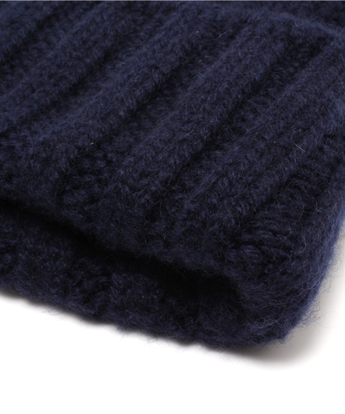 BEAMS PLUS（ビームスプラス）の「BEAMS PLUS / カシミヤ ワッチキャップ（ニットキャップ/ビーニー・メンズ・チャコールグレー/ブラック/ネイビー・ONE SIZE）」の5枚目の写真