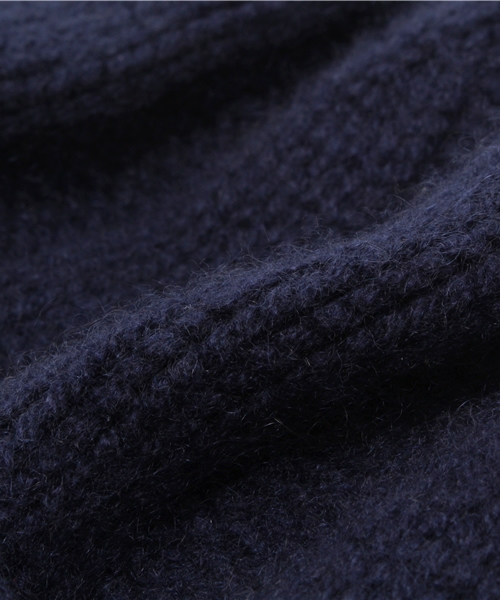 BEAMS PLUS（ビームスプラス）の「BEAMS PLUS / カシミヤ ワッチキャップ（ニットキャップ/ビーニー・メンズ・チャコールグレー/ブラック/ネイビー・ONE SIZE）」の7枚目の写真