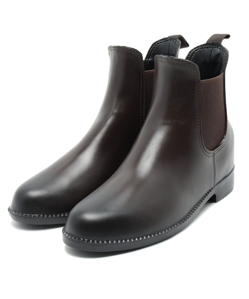 green label relaxing(グリーンレーベルリラクシング)の「GC サイドゴアレインシューズ ◆(レインシューズ・レディース・ブラック/ダークブラウン・M(23.5)/S(22.5)/L(24.5))」の2枚目の写真