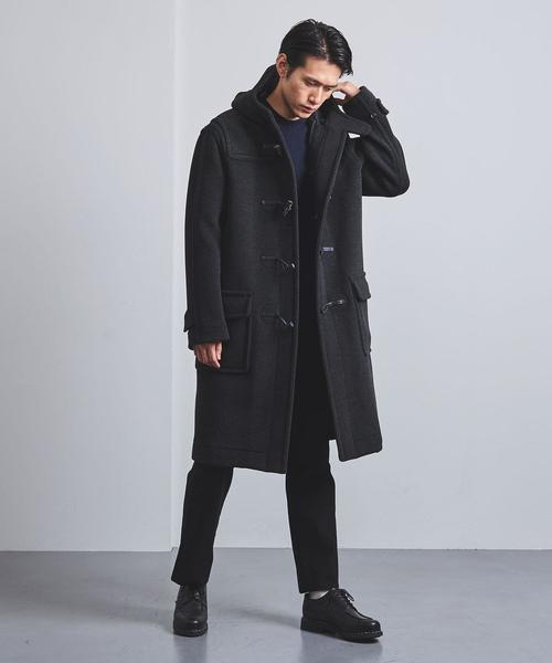 インバーティアダッフルコートGLEN ISLAグレンアイラネイビー38