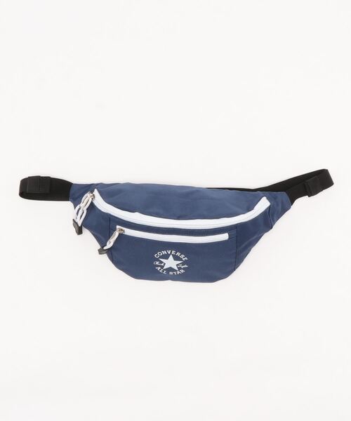 CONVERSE（コンバース）の「CONVERSE　PRINT LOGO WAIST BAG（ボディバッグ/ウエストポーチ・メンズ・ブラック/ネイビー/ゴールド/グリーン/ブルー/ピンク・FREE）」の7枚目の写真