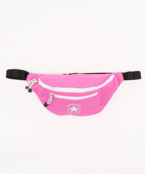 CONVERSE（コンバース）の「CONVERSE　PRINT LOGO WAIST BAG（ボディバッグ/ウエストポーチ・メンズ・ブラック/ネイビー/ゴールド/グリーン/ブルー/ピンク・FREE）」の8枚目の写真