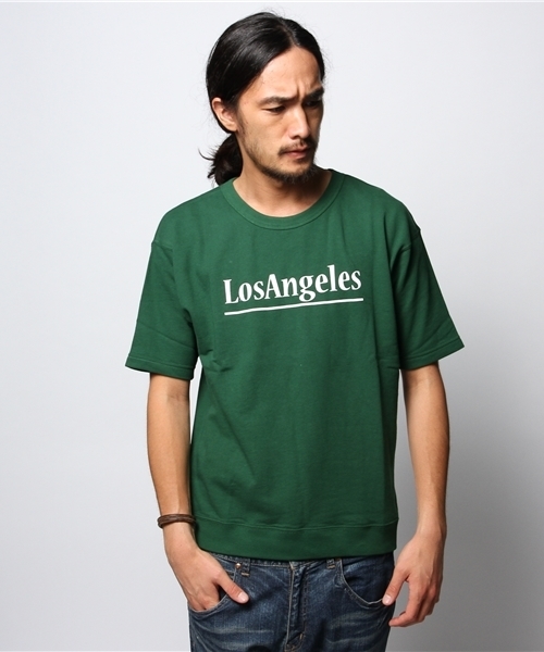 JOURNAL STANDARD(ジャーナルスタンダード)の「ミニ裏毛プリントクルーネックスウェット(スウェット・メンズ・グレー/ホワイト/アイボリー/グリーン/ネイビー・LARGE/MEDIUM)」の1枚目の写真