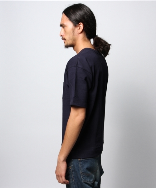 JOURNAL STANDARD(ジャーナルスタンダード)の「ミニ裏毛プリントクルーネックスウェット(スウェット・メンズ・グレー/ホワイト/アイボリー/グリーン/ネイビー・LARGE/MEDIUM)」の7枚目の写真