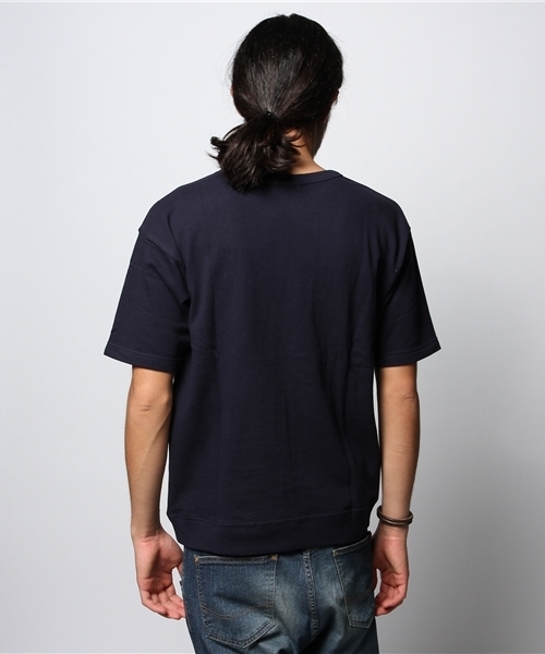 JOURNAL STANDARD(ジャーナルスタンダード)の「ミニ裏毛プリントクルーネックスウェット(スウェット・メンズ・グレー/ホワイト/アイボリー/グリーン/ネイビー・LARGE/MEDIUM)」の8枚目の写真