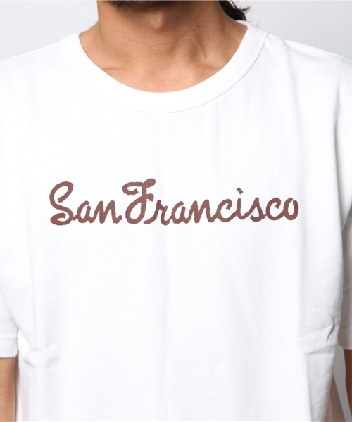 JOURNAL STANDARD(ジャーナルスタンダード)の「ミニ裏毛プリントクルーネックスウェット(スウェット・メンズ・グレー/ホワイト/アイボリー/グリーン/ネイビー・LARGE/MEDIUM)」の15枚目の写真