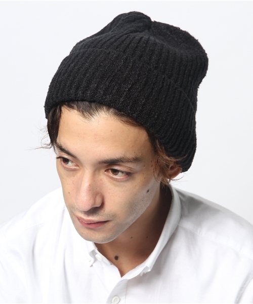 And A（アンドエー）の「Marshmallow Knit Cap（ニットキャップ/ビーニー・メンズ・ブラック/ネイビー/レッド・FREE）」の2枚目の写真