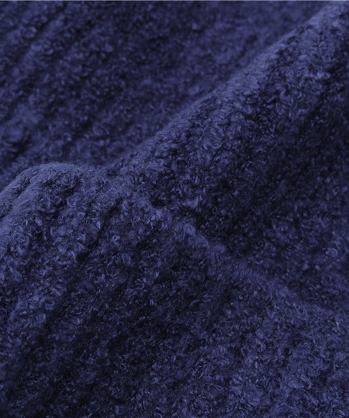 And A（アンドエー）の「Marshmallow Knit Cap（ニットキャップ/ビーニー・メンズ・ブラック/ネイビー/レッド・FREE）」の7枚目の写真