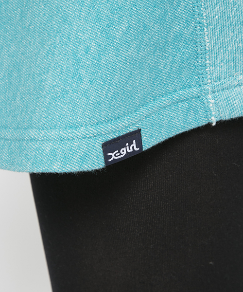 Champion（チャンピオン）の「X-girl×CHAMPION REVERSE WEAVE(R) FLARED SKIRT（スカート・レディース・アッシュ/ブルー/ブラック・2/1）」の7枚目の写真