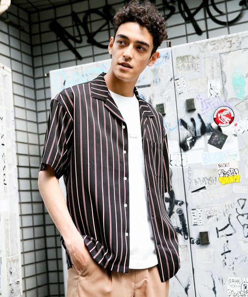 RAGEBLUE（レイジブルー）の「半袖シャツ（シャツ/ブラウス・メンズ・ブラック・MEDIUM）」の4枚目の写真