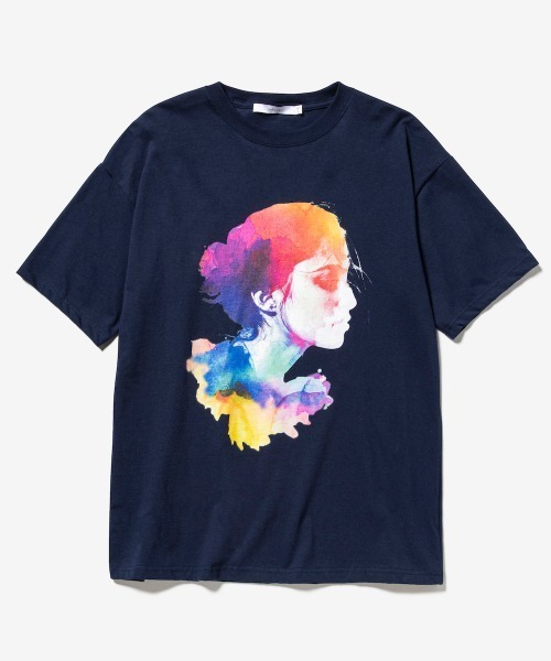 rehacer(レアセル)の「rehacer : Pale Girl / ペールガール Tシャツ メイドインジャパン(Tシャツ/カットソー・メンズ・ホワイト/ブラック/ネイビー/グレー・SMALL/MEDIUM/LARGE/X-LARGE)」の4枚目の写真