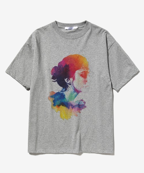 rehacer(レアセル)の「rehacer : Pale Girl / ペールガール Tシャツ メイドインジャパン(Tシャツ/カットソー・メンズ・ホワイト/ブラック/ネイビー/グレー・SMALL/MEDIUM/LARGE/X-LARGE)」の3枚目の写真