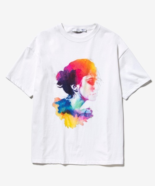 rehacer(レアセル)の「rehacer : Pale Girl / ペールガール Tシャツ メイドインジャパン(Tシャツ/カットソー・メンズ・ホワイト/ブラック/ネイビー/グレー・SMALL/MEDIUM/LARGE/X-LARGE)」の7枚目の写真