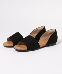オープントゥセパレートパンプス