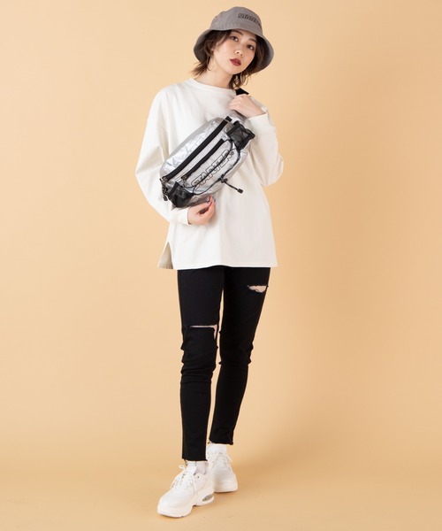 STARTER（スターター）の「∴WEGO/STARTER別注ヒップバッグ（ボディバッグ/ウエストポーチ・メンズ・ブラック/シルバー・FREE）」の5枚目の写真