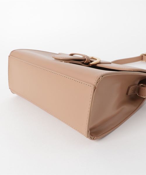 WEGO（ウィゴー）の「WEGO/ベルトフラップショルダーバッグ（ショルダーバッグ・レディース・ベージュ/ブラック/その他1・FREE）」の5枚目の写真