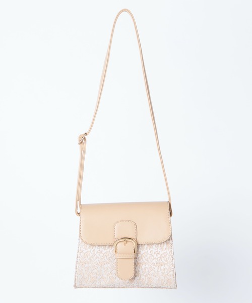 WEGO（ウィゴー）の「WEGO/ベルトフラップショルダーバッグ（ショルダーバッグ・レディース・ベージュ/ブラック/その他1・FREE）」の19枚目の写真